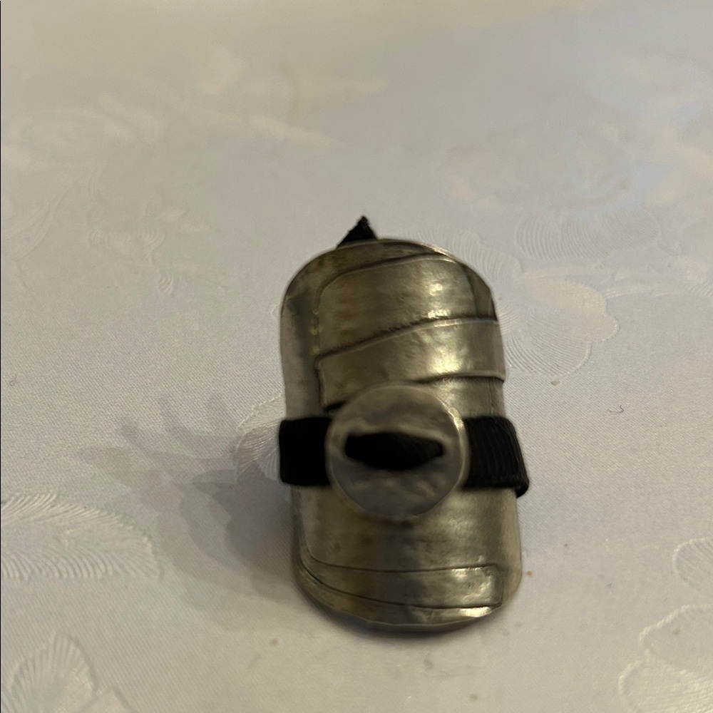Silver Armor-Inspired Ring